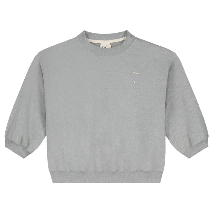 Dropped Shoulder Sweater Grey Melange