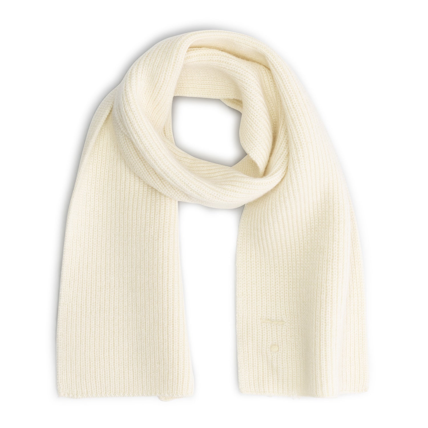 Baby Knitted Scarf Cream