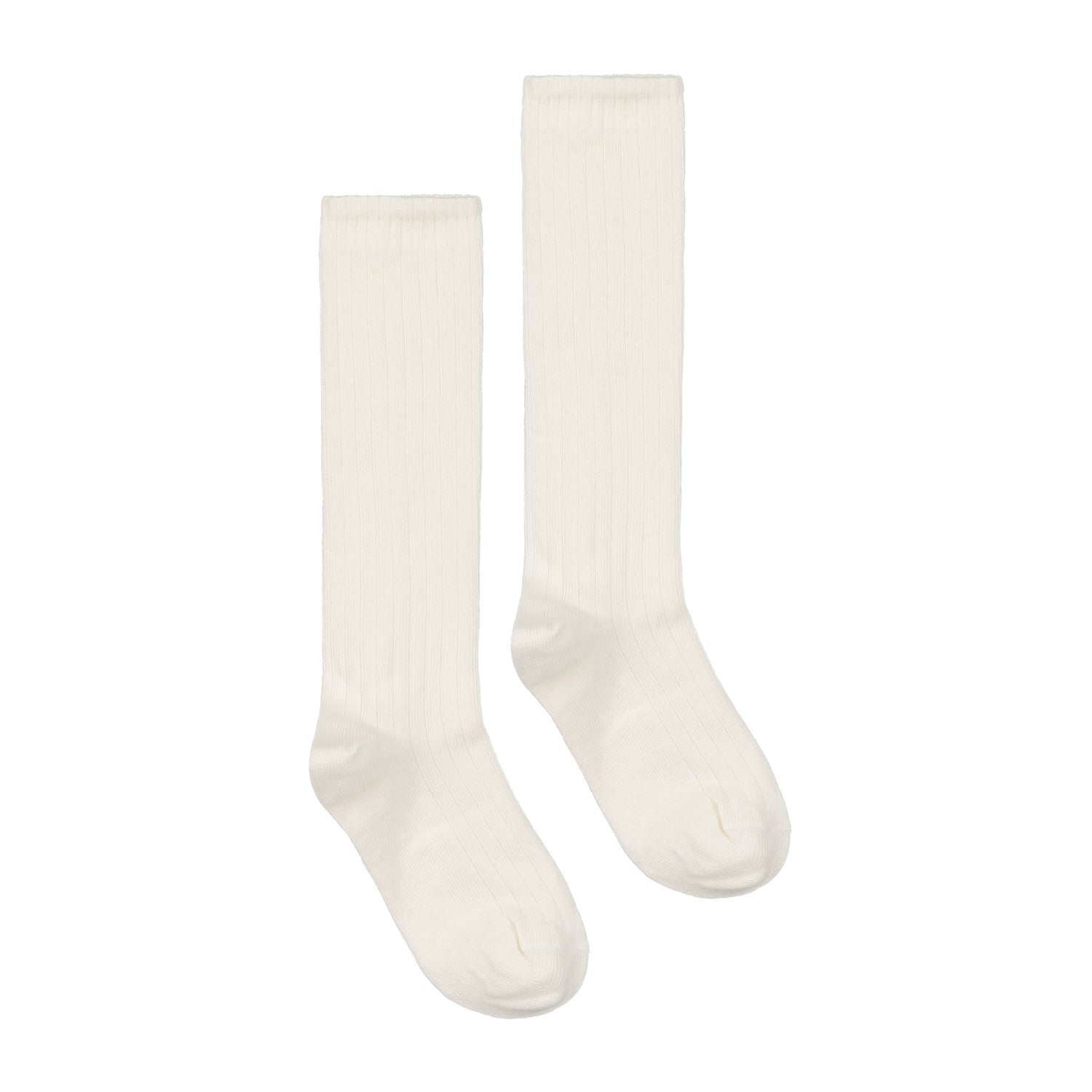 Long Ribbed Socks Cream