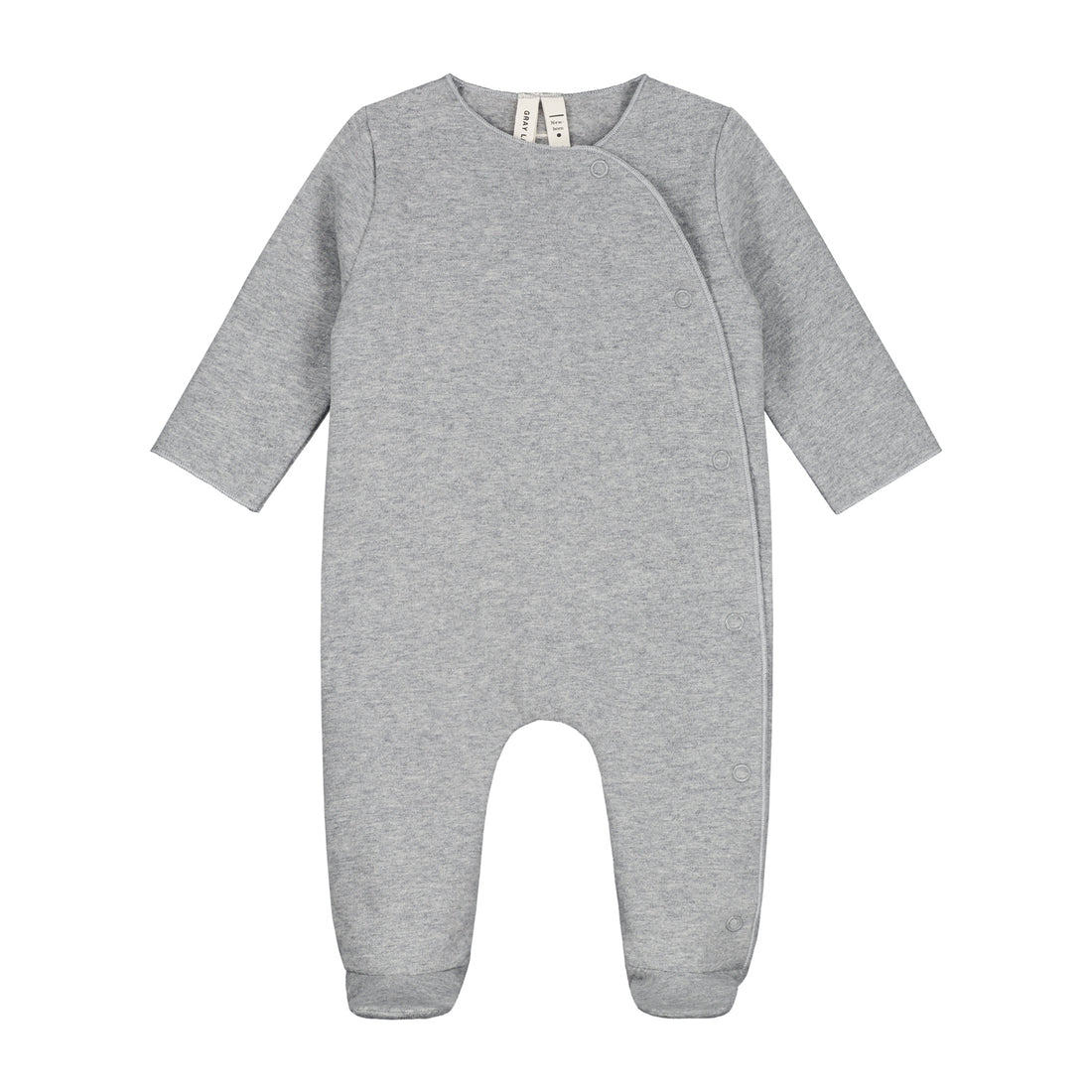 Newborn Babypakje Met Voetjes Grey Melange