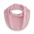 Pink striped baby bib