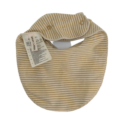 Striped baby bib cookie