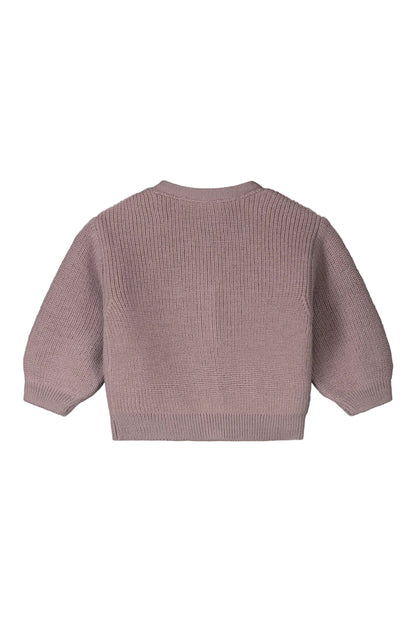 Baby Knitted Cardigan Berry