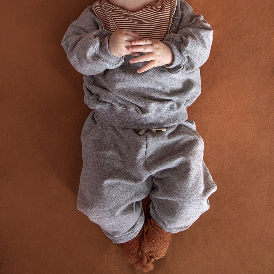 Baby Broekje Grey Melange