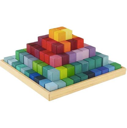 Colorful wooden block puzzle