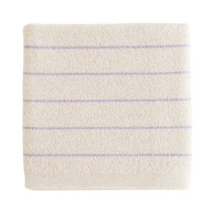 Merino Blanket Harry Cream/Lilac