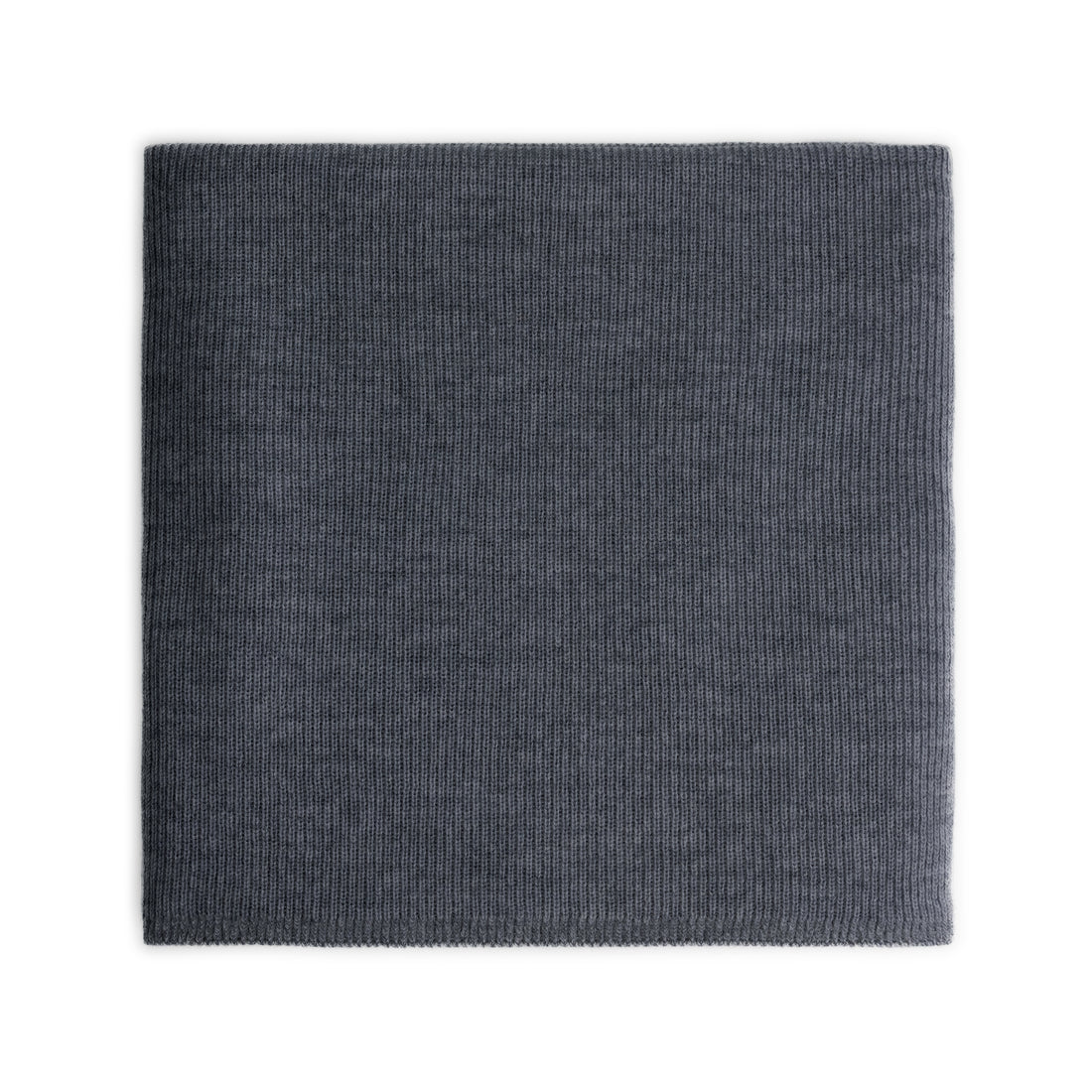 Hazel Merino Baby Blanket Charcoal