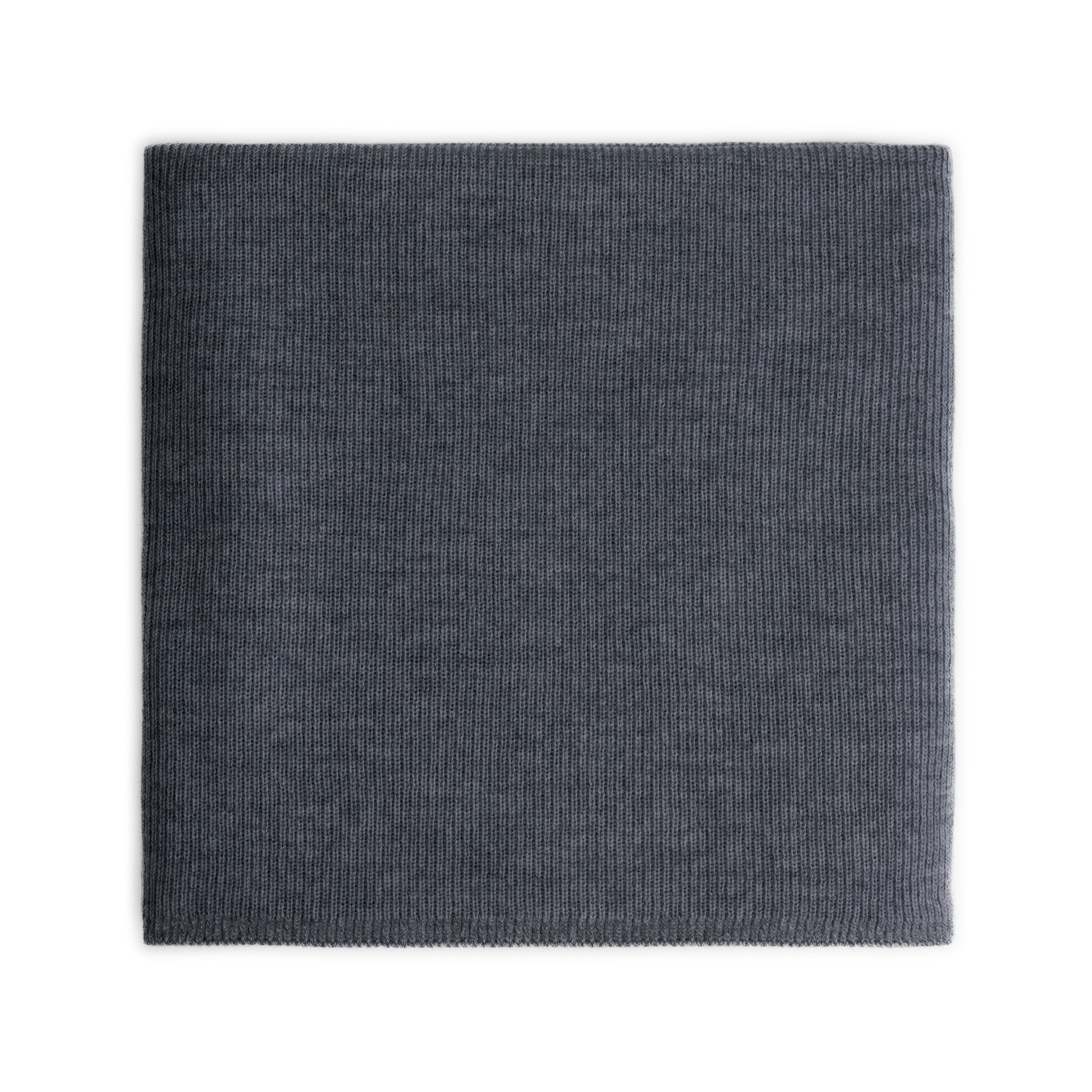 Hazel Merino Baby Blanket Charcoal