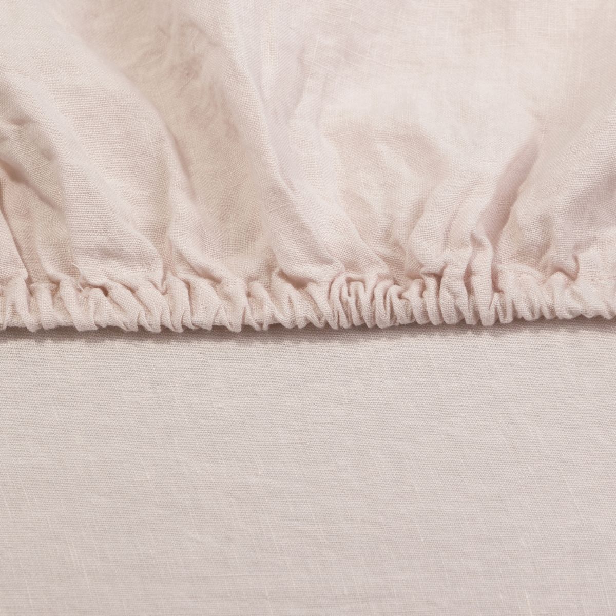 Linen Fitted Sheet Craie