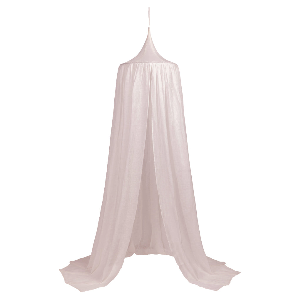 Linen Bed Canopy - Craie