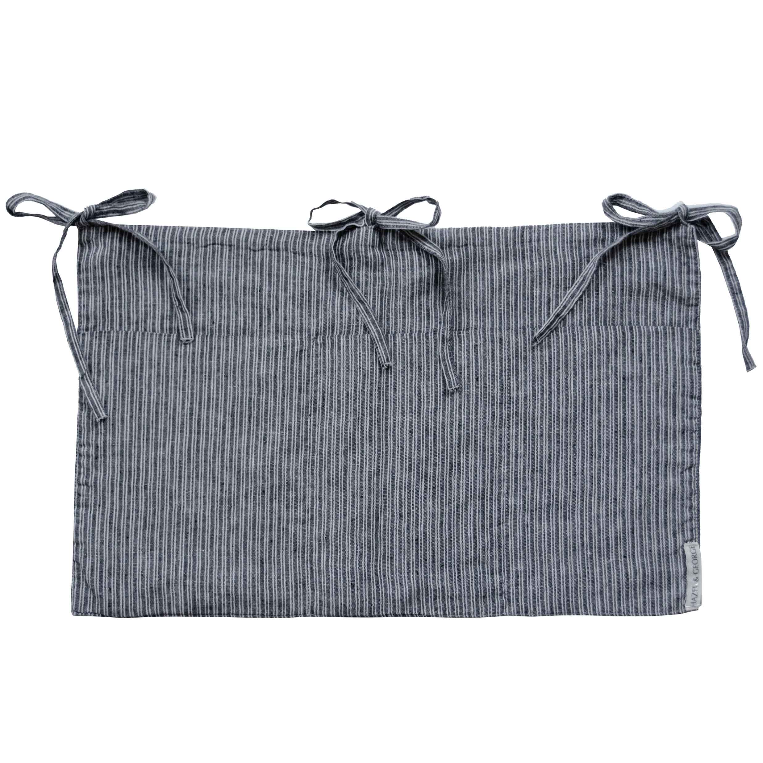Linen Bed Pocket Stripe