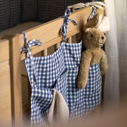 Linen Bed Pocket Vichy