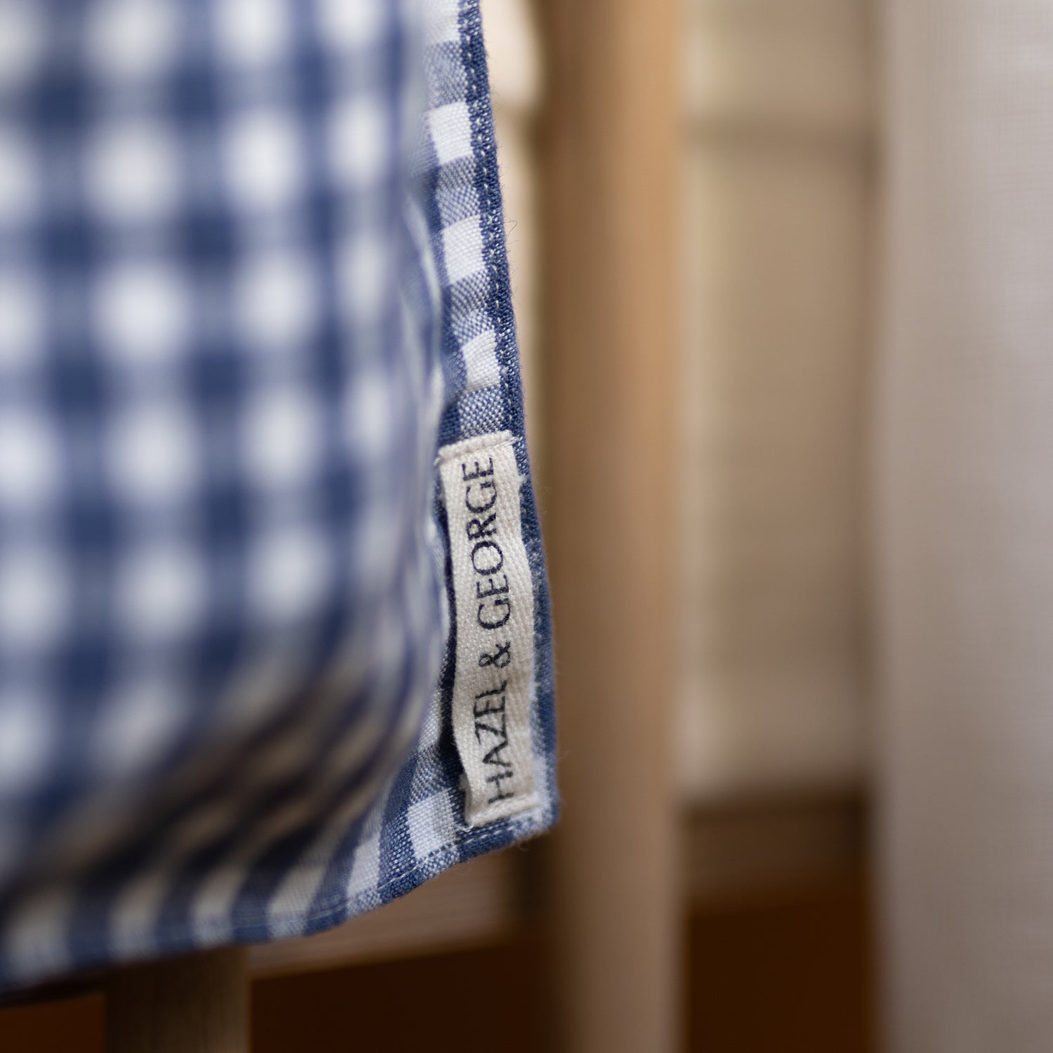 Linen Bed Pocket Vichy