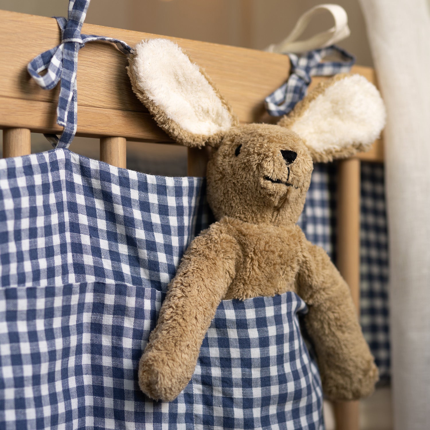 Linen Bed Pocket Vichy