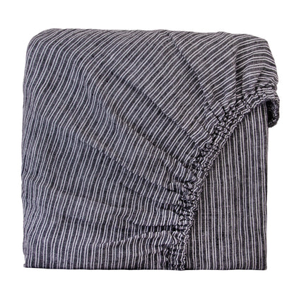 Linen Fitted Sheet Stripe