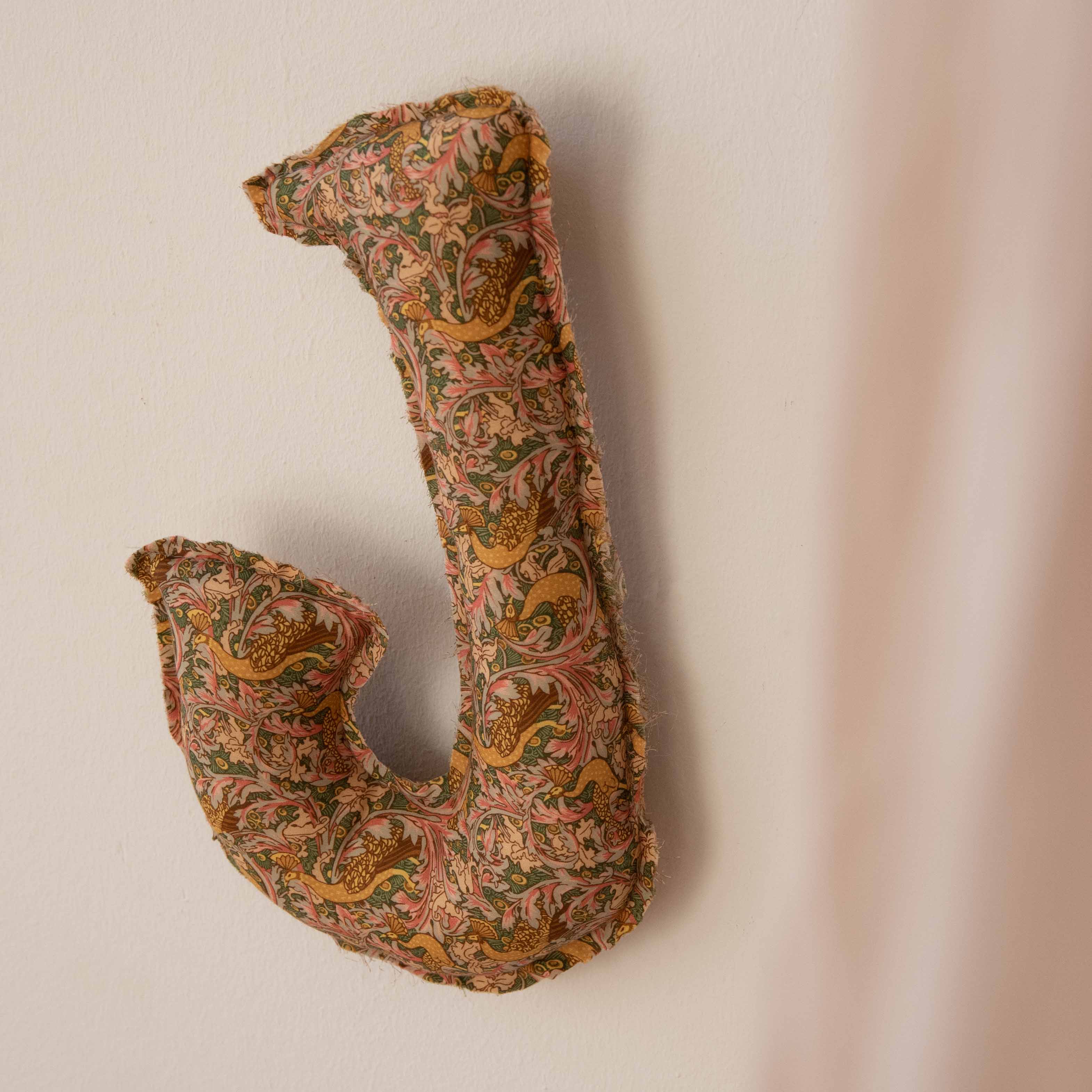 Fabric Letter Liberty Ochre