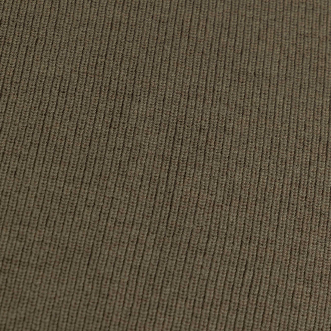 Hazel Merino Baby Blanket in Mosswood – detail of the wool fabric texture