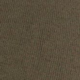 Hazel Merino Baby Blanket in Mosswood – detail of the wool fabric texture