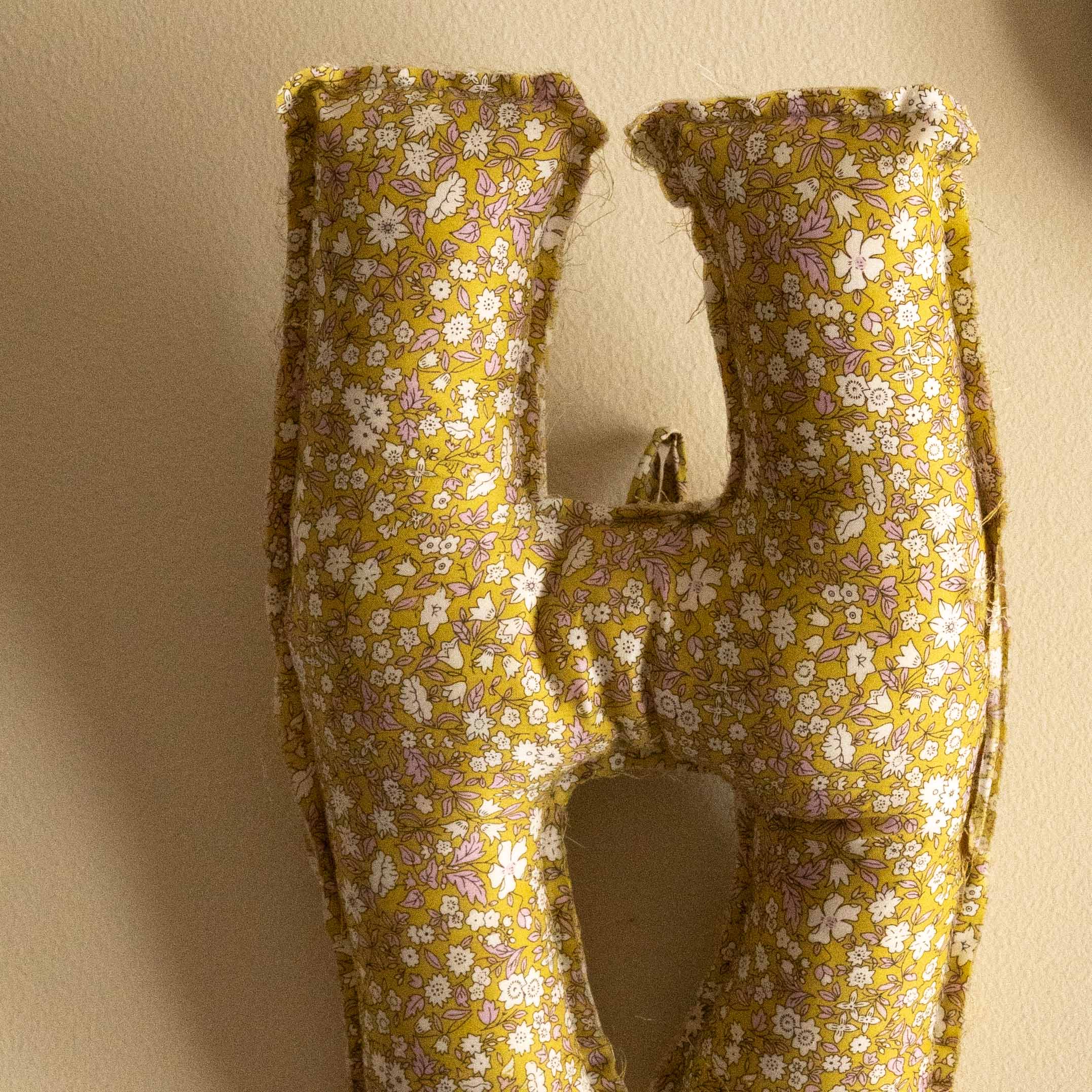 Fabric Letter Liberty Medallion