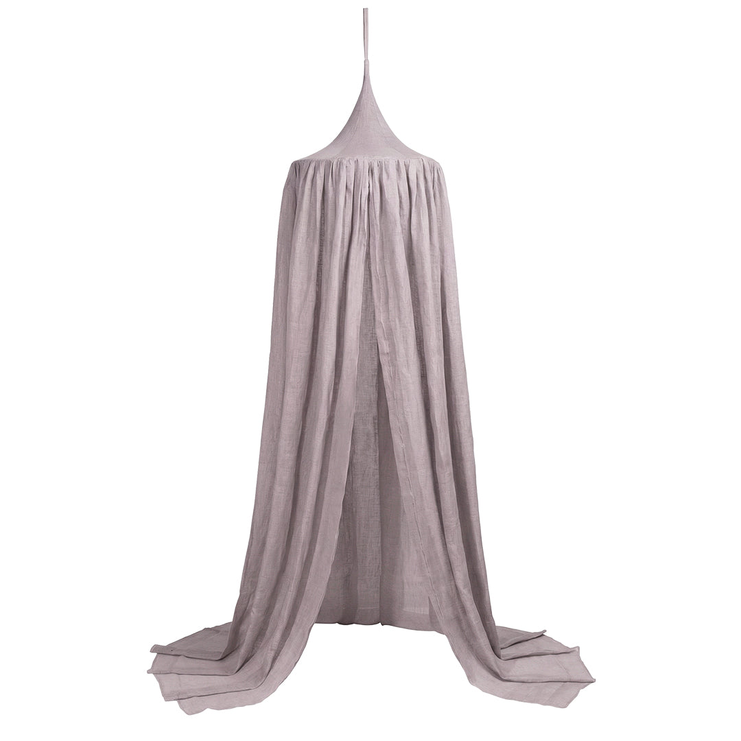 Linen Bed Canopy - Dusty Lilac