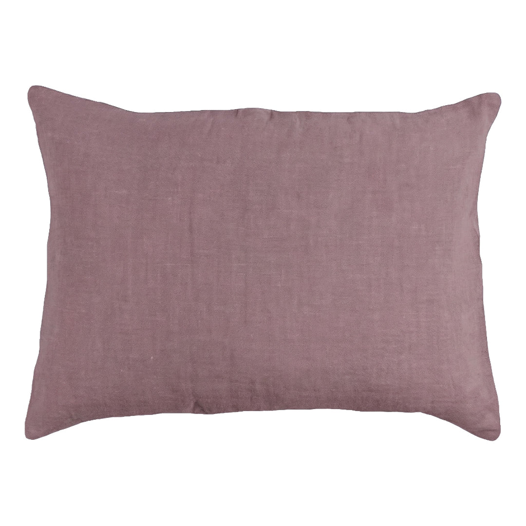 Linen Pillow Cover Plum