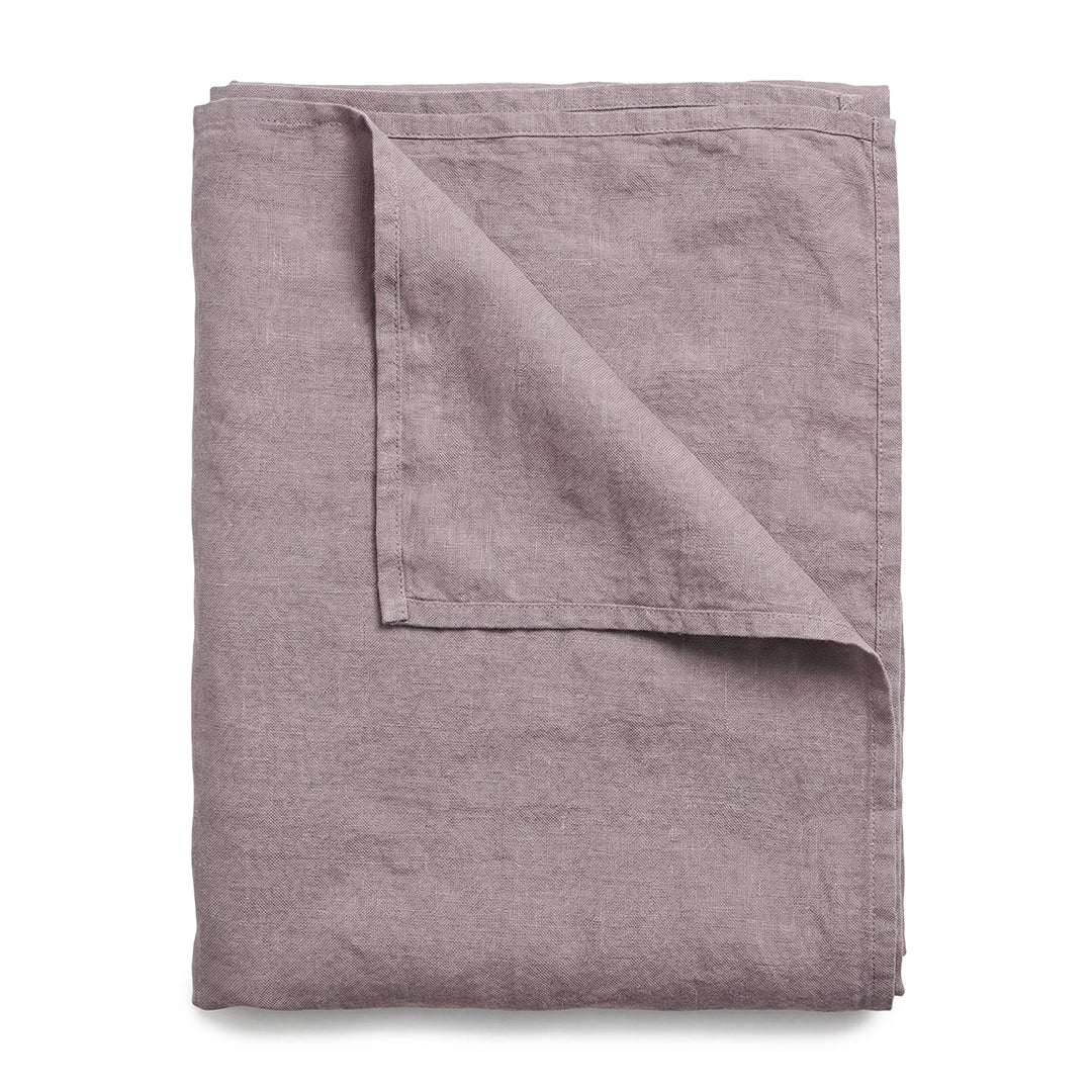 Linen Flat Sheet Dusty Lilac