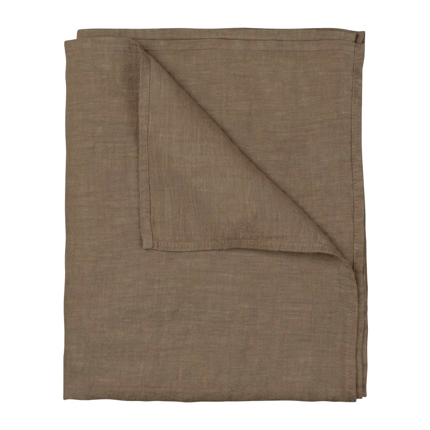 Linen Flat Sheet Mosswood