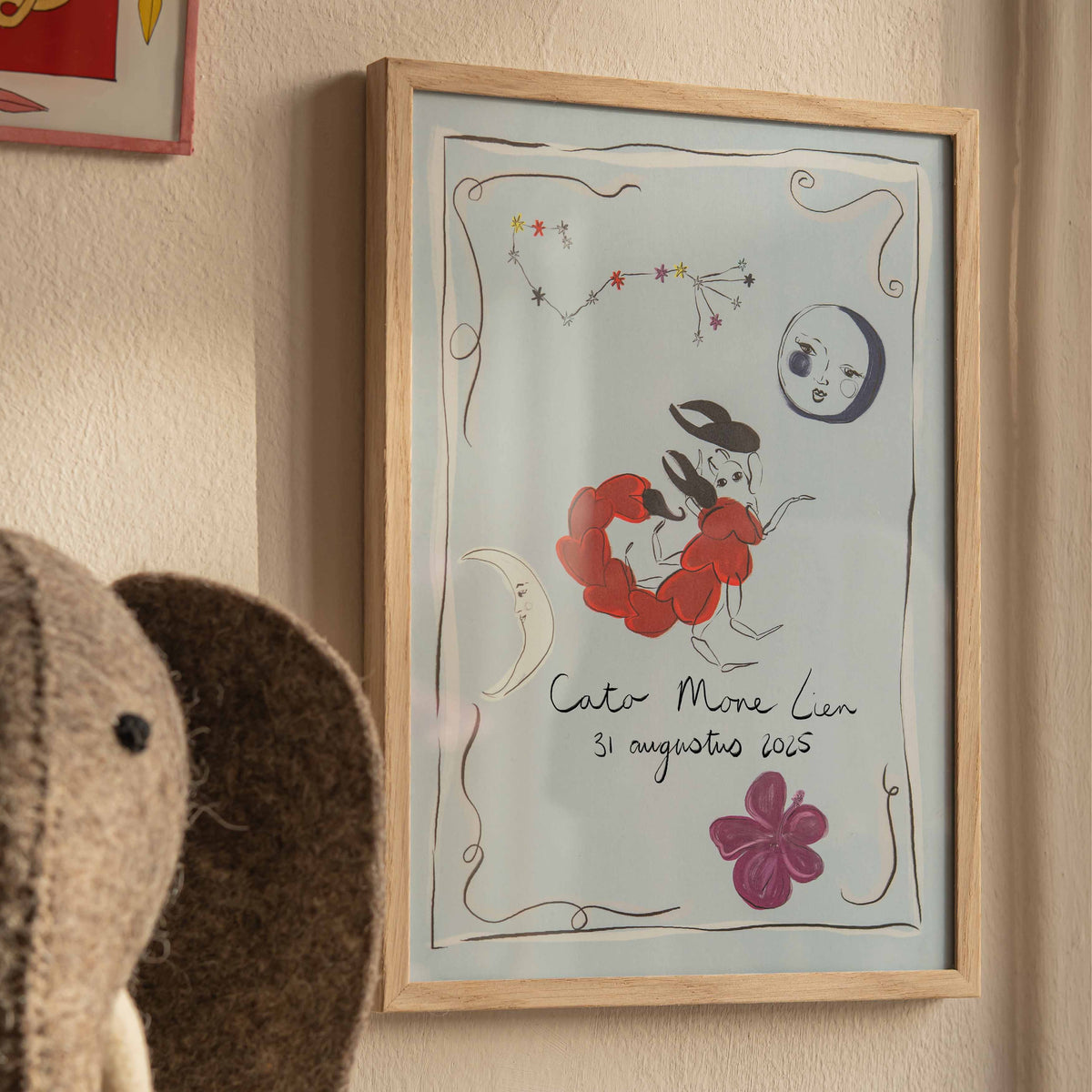 Zodiac Sign Birth Poster Scorpio