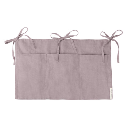 Linen Bed Pocket Dusty Lilac