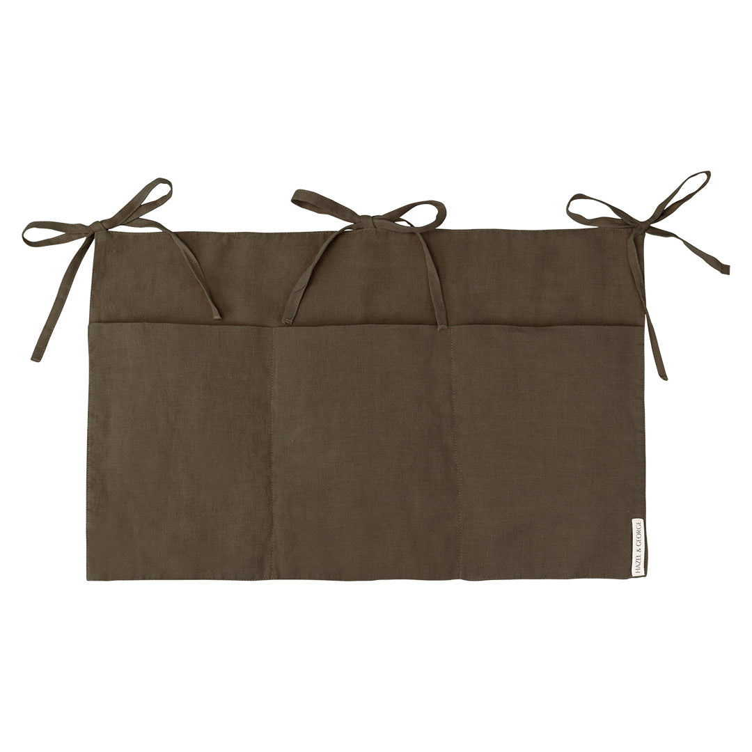 Linen Bed Pocket Mosswood