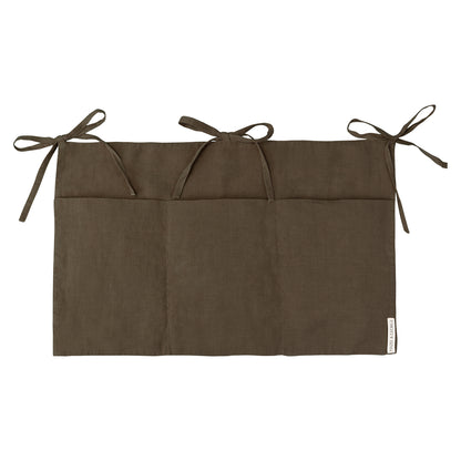 Linen Bed Pocket Mosswood