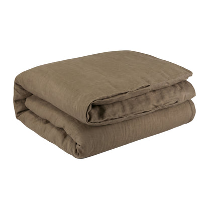 Linen Duvet Cover Mosswood
