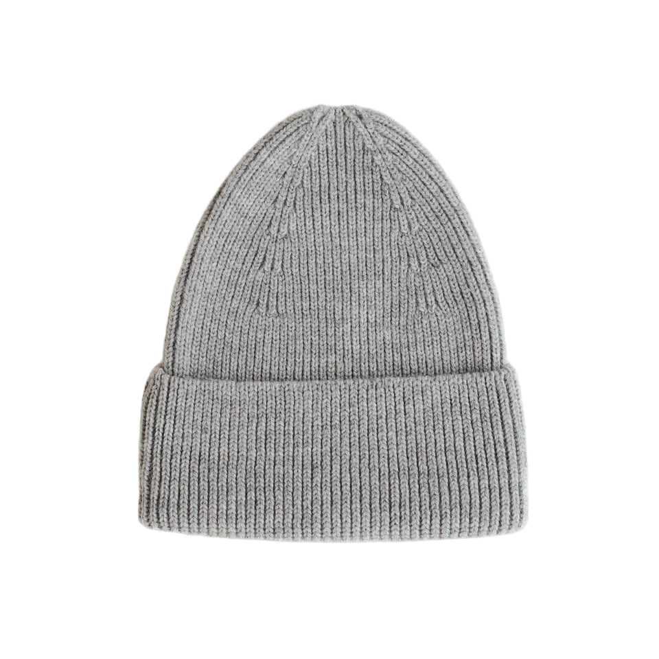 Fonzie Merino Beanie Kids Grey Melange