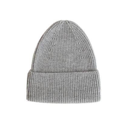 Fonzie Merino Beanie Kids Grey Melange