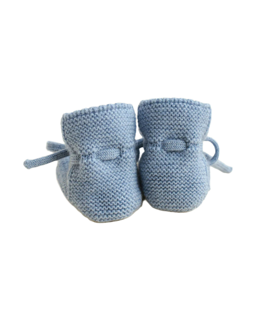 Merinowol Baby Slofjes Licht blauw 