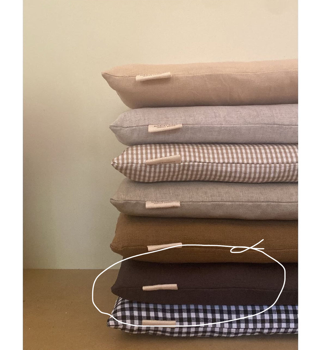 Tiny Linen Mattress - Charcoal