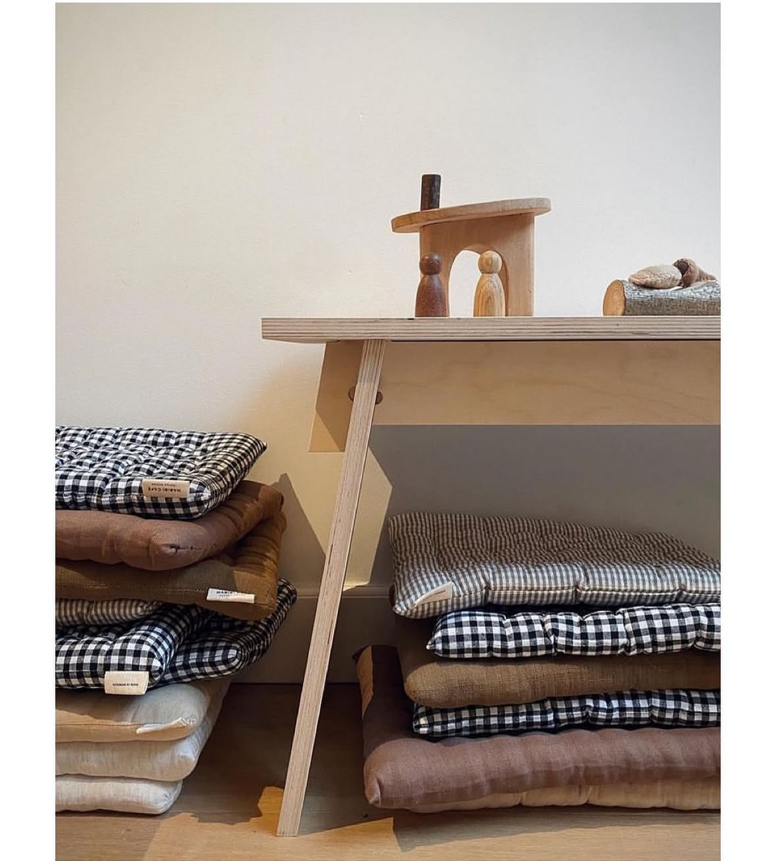 Tiny Linen Mattress - Vichy