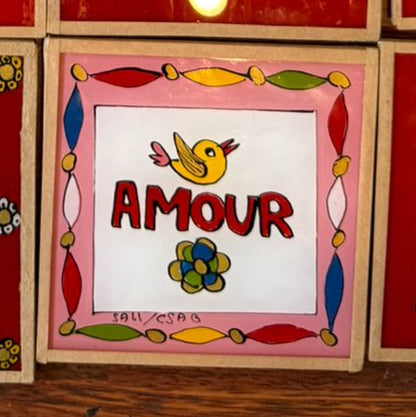 Amour Painting Yellow Bird - Mini
