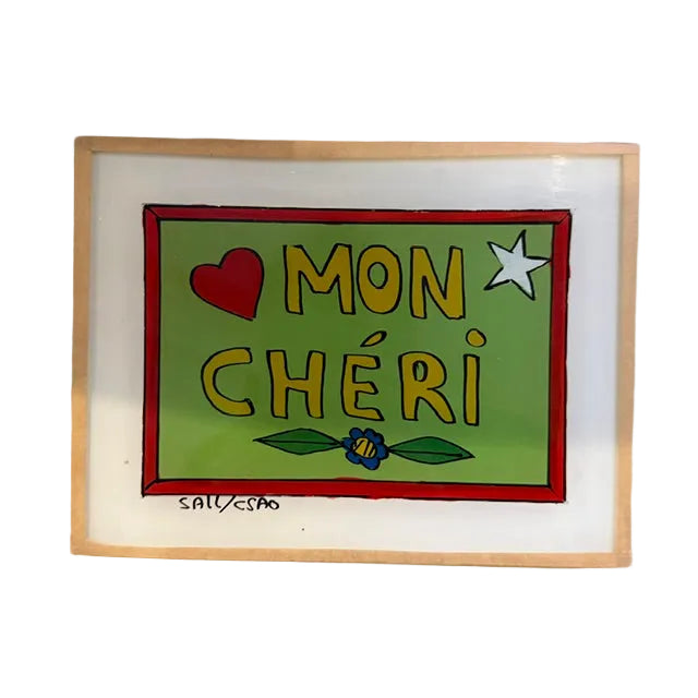 Mon Cherie Green Painting - Midi