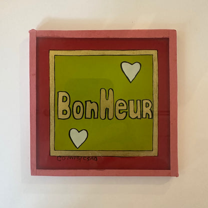 Bonheur Green Painting - Mini