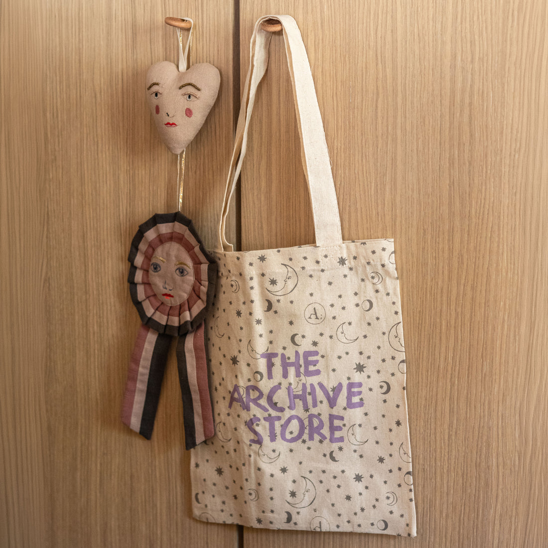 Iconic Canvas Bag Bonjour Small