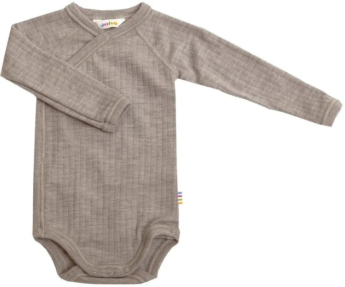 Wool Wrap Body Sesame Melange