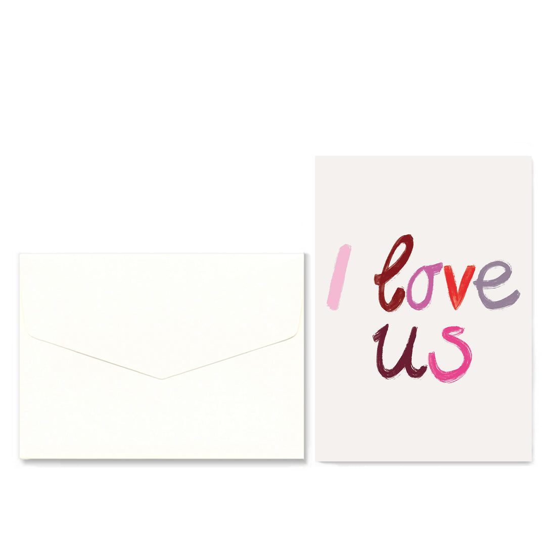Wenskaart I Love Us