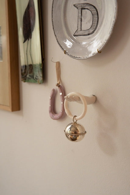 Porcelin wall hook little hand