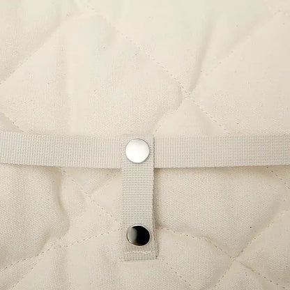 Levo Rocker Organic White with Walnut Base