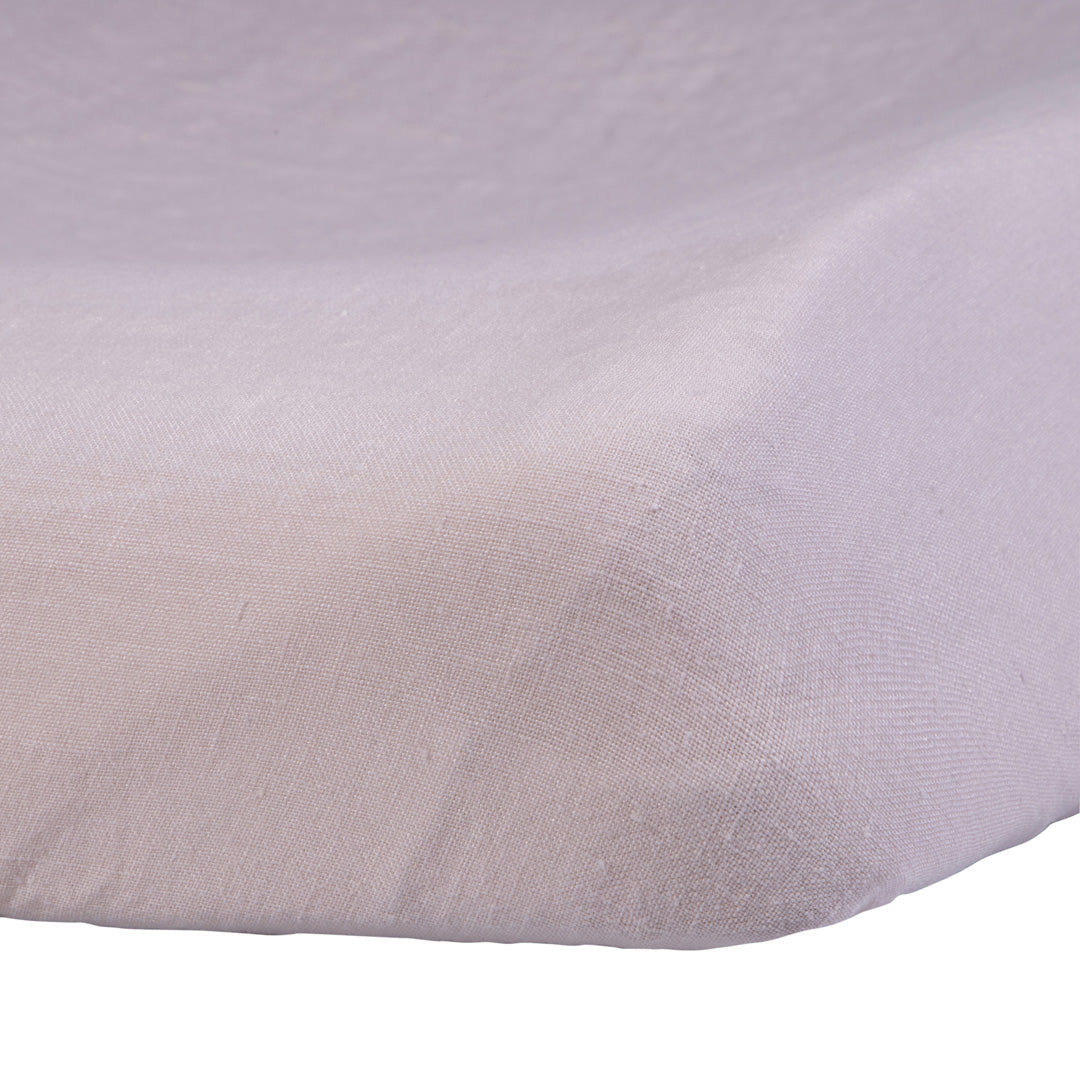 Linen Changing Pad Cover Craie