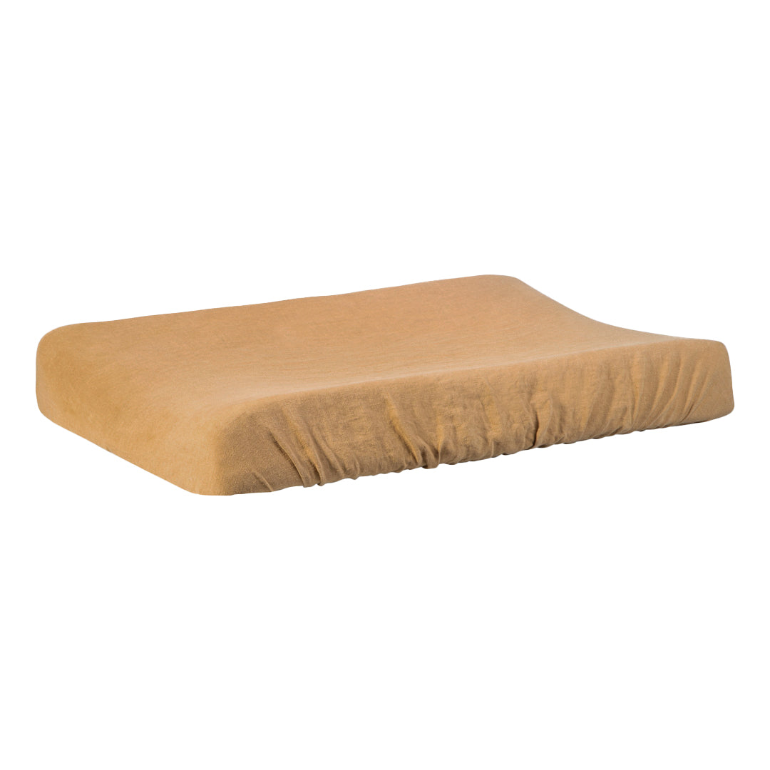 Linen Changing Pad Cover Dore