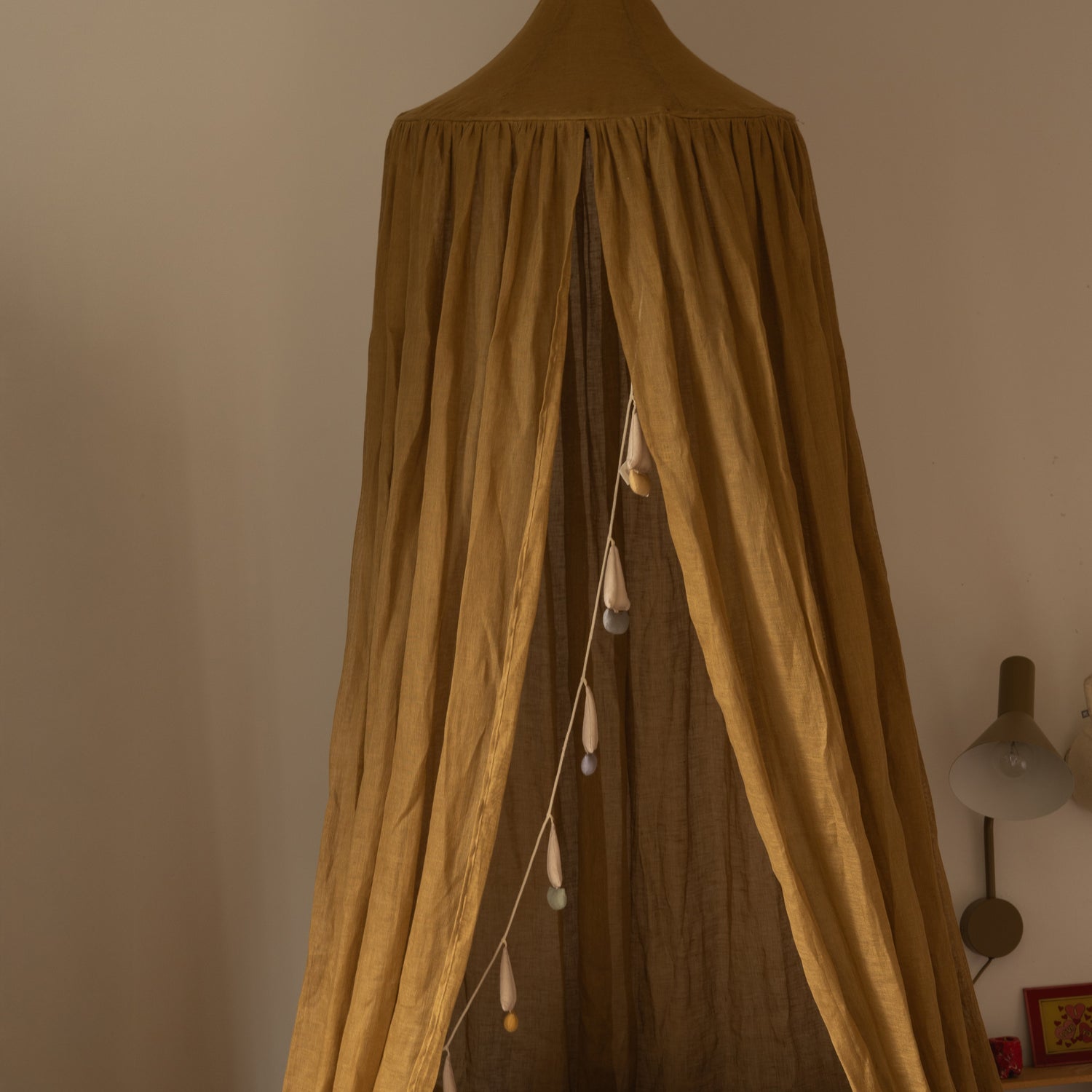 Linen Bed Canopy - Dore