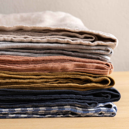 Linnen Hoes Voor Cot Bumper Cinnamon