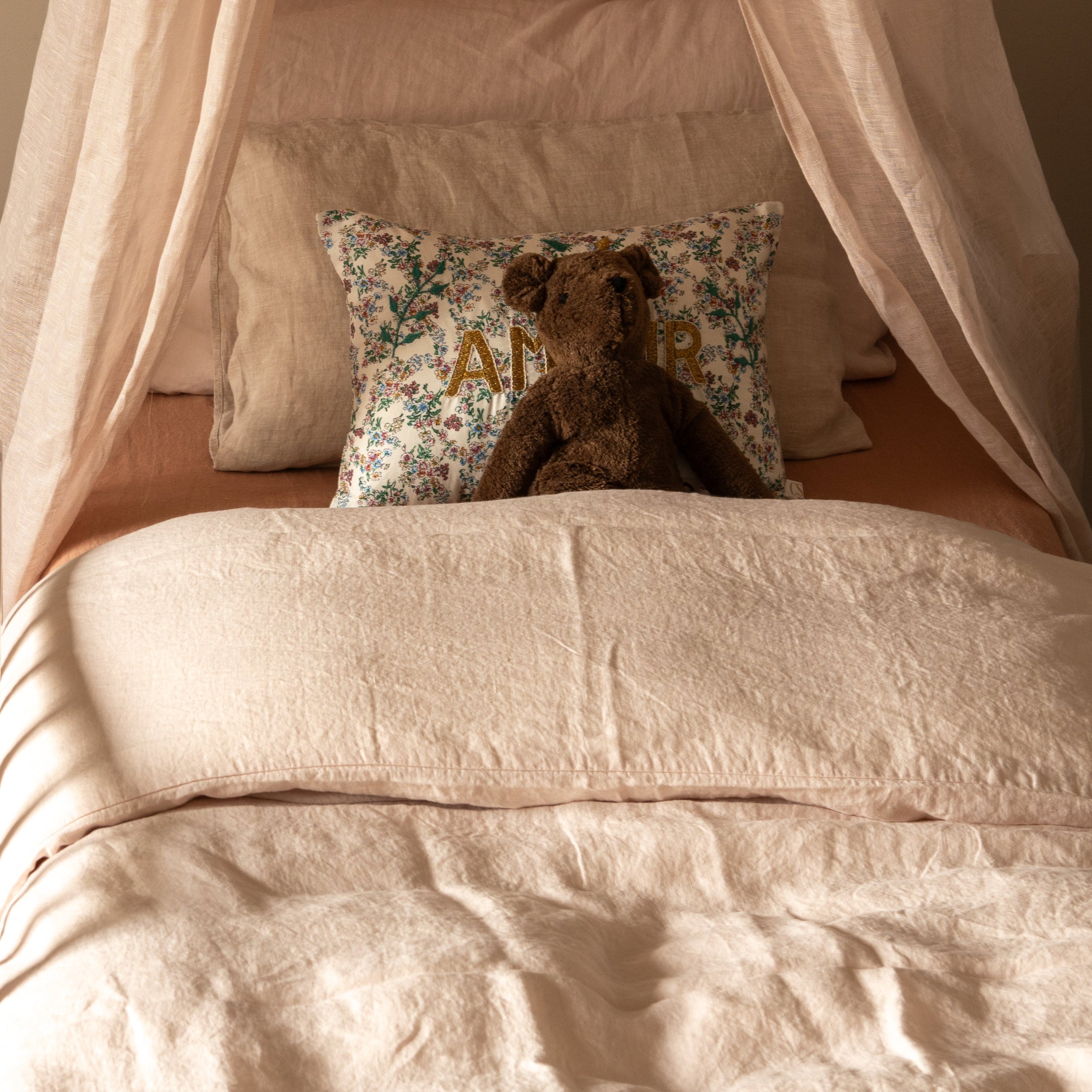 Linen Duvet Cover Craie